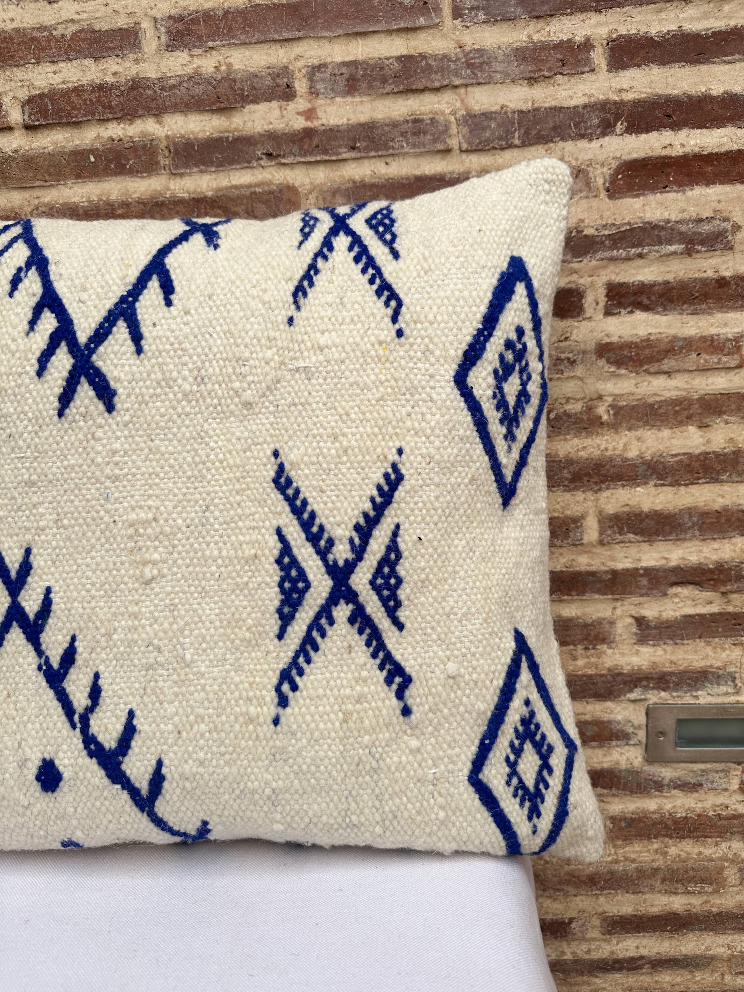 Coussin de sol marocain, coussins décoratifs, ottoman marocain vintage,