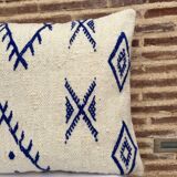 Coussin de sol marocain, coussins décoratifs, ottoman marocain vintage,