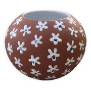 Vase floral en céramique par Edith Nielsen pour Zeuthen Keramik
