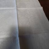 Antique damask tablecloth ten napkins 165 X 285 cm