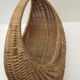 Gondola basket of the 60s in quality woven wicker