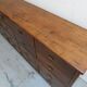 Vintage oak  shop filing cabinet with drawers