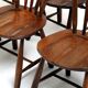 Set of 6 Vintage Chairs in the Japandi Brutalist Style