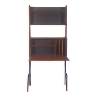 Teak secretary desk Ergo, Vintage Scandinavian 1960s