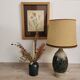 Lamp foot in stoneware Vintage Betschdorf Rémy fils