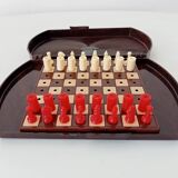 Vintage pocket chess set Lowe Co Travel Usa 50s/60s