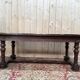 Louis XVI solid walnut dining table