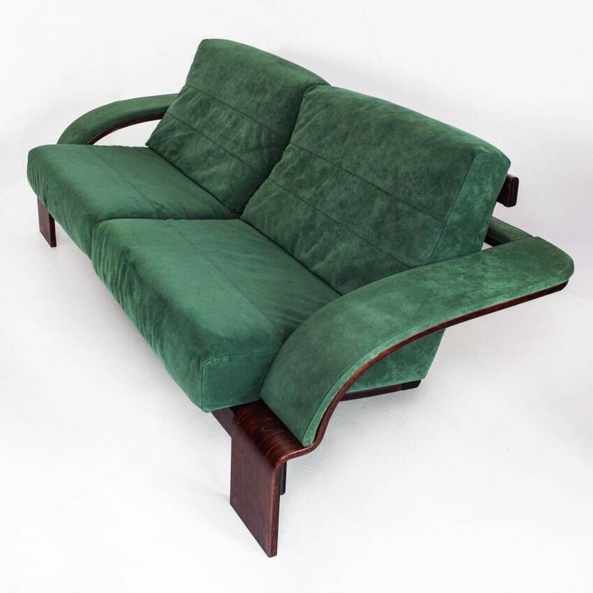 Vintage 3-4 seater canapé in alcantara. Åke Fribyter for Nelo Möbel 90s.