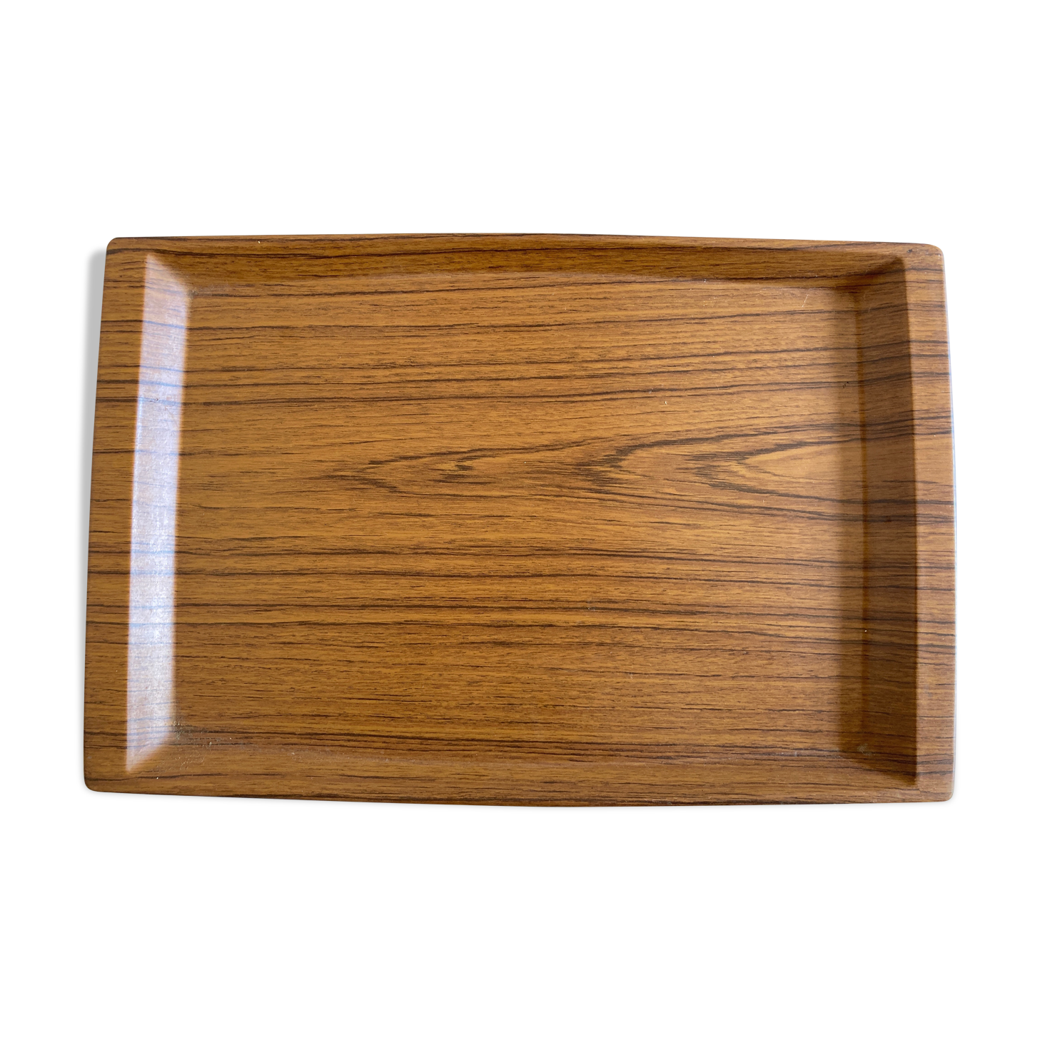 Produit BHV Plateau en bois moulé mélaminé Verzalit 1970