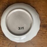 Japanese Meiji Period Light Blue Porcelain Dish with Cranes