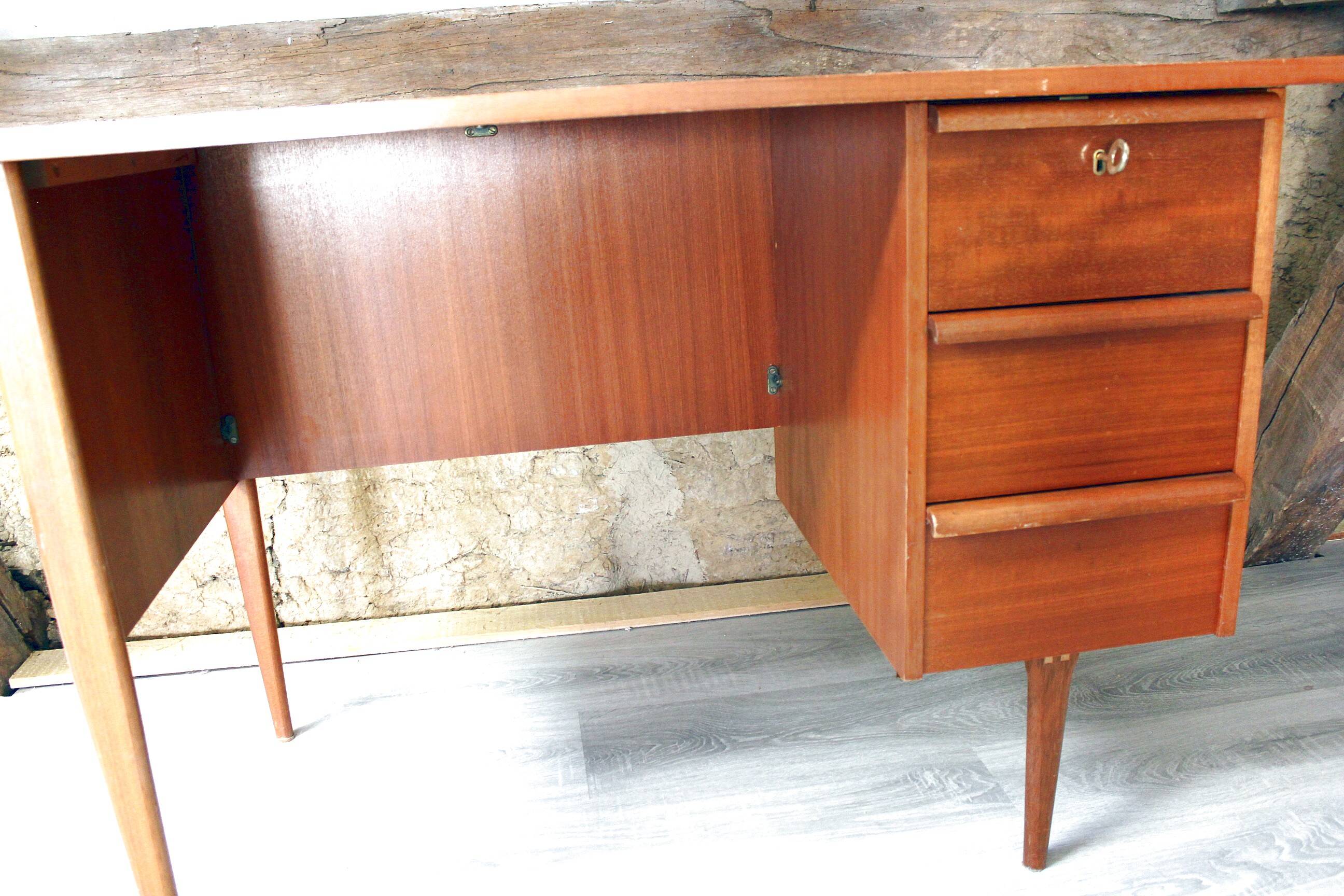 Vintage Scandinavian desk from the 1960s.