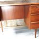 Vintage Scandinavian desk from the 1960s.