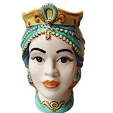 Teste di moro siciliane in ceramica