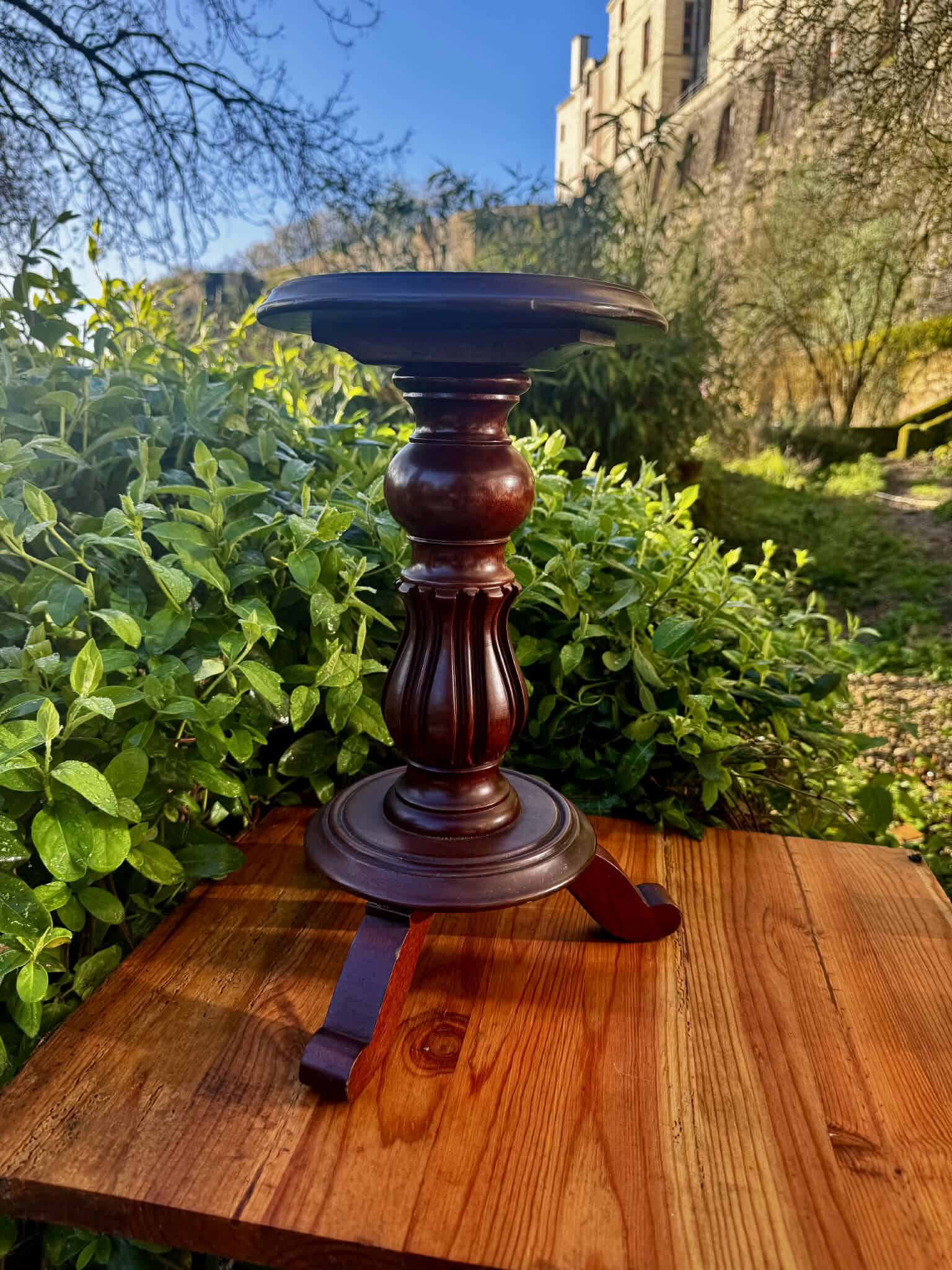 Guéridon en bois vintage