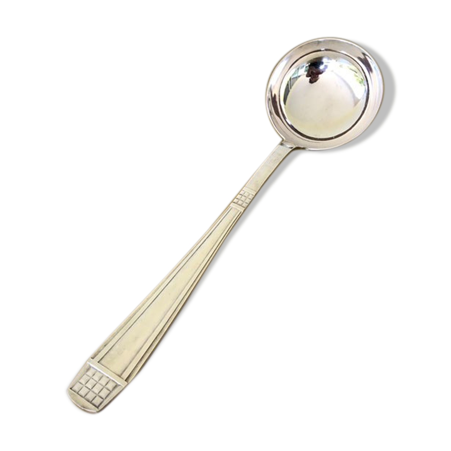 Silver metal ladle Christofle