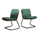 1970's Mint Green Chrome Chair