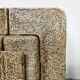 Rare large vintage brutalist ceramic wall light 1970