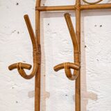 bamboo wall coat rack