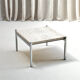 Travertine coffee table