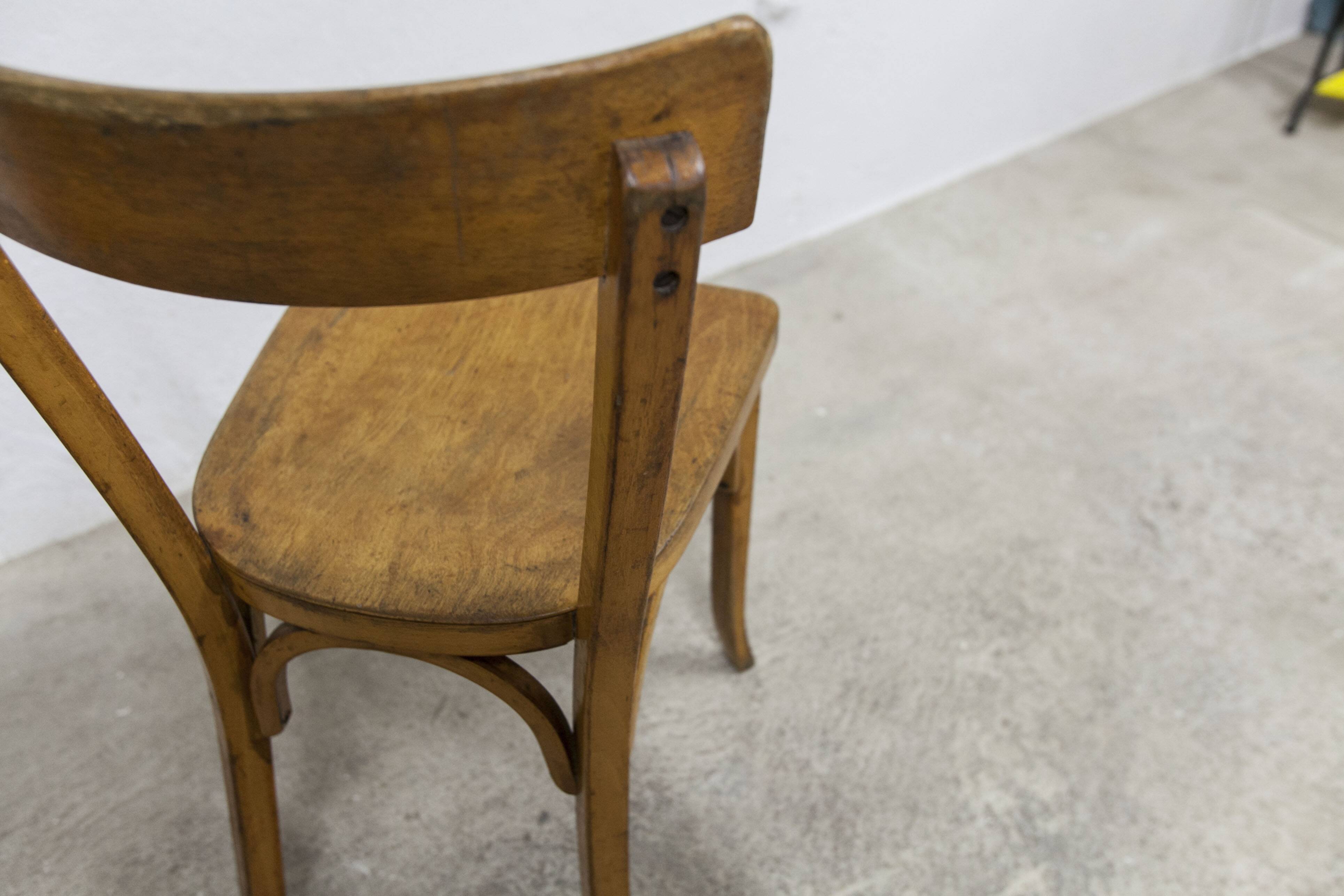 Pair of Baumann model 55 chairs from 1950