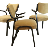 Vintage mid century schwingsessel 'fehrbellin'