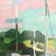 Oil on canvas port with sailing boats