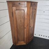 Old fir corner cabinet