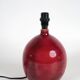 Ceramic lamp foot ox blood