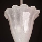 Mid-Century Murano Pulegoso Glass Lantern by Seguso, 1950s