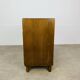 Art Deco bedside table in wood, 1940s/50s