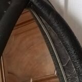 Vintage mirror on horse collar
