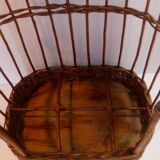 -Bar of rattan and wood-