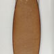 Italian Oval Teak Mirror 1950s 32x103cm