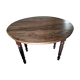 Table demi-lune Louis Philippe pieds tournés