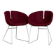 Chaises Fjord en Bourgogne par Patricia Urquiola pour Moroso, 2002