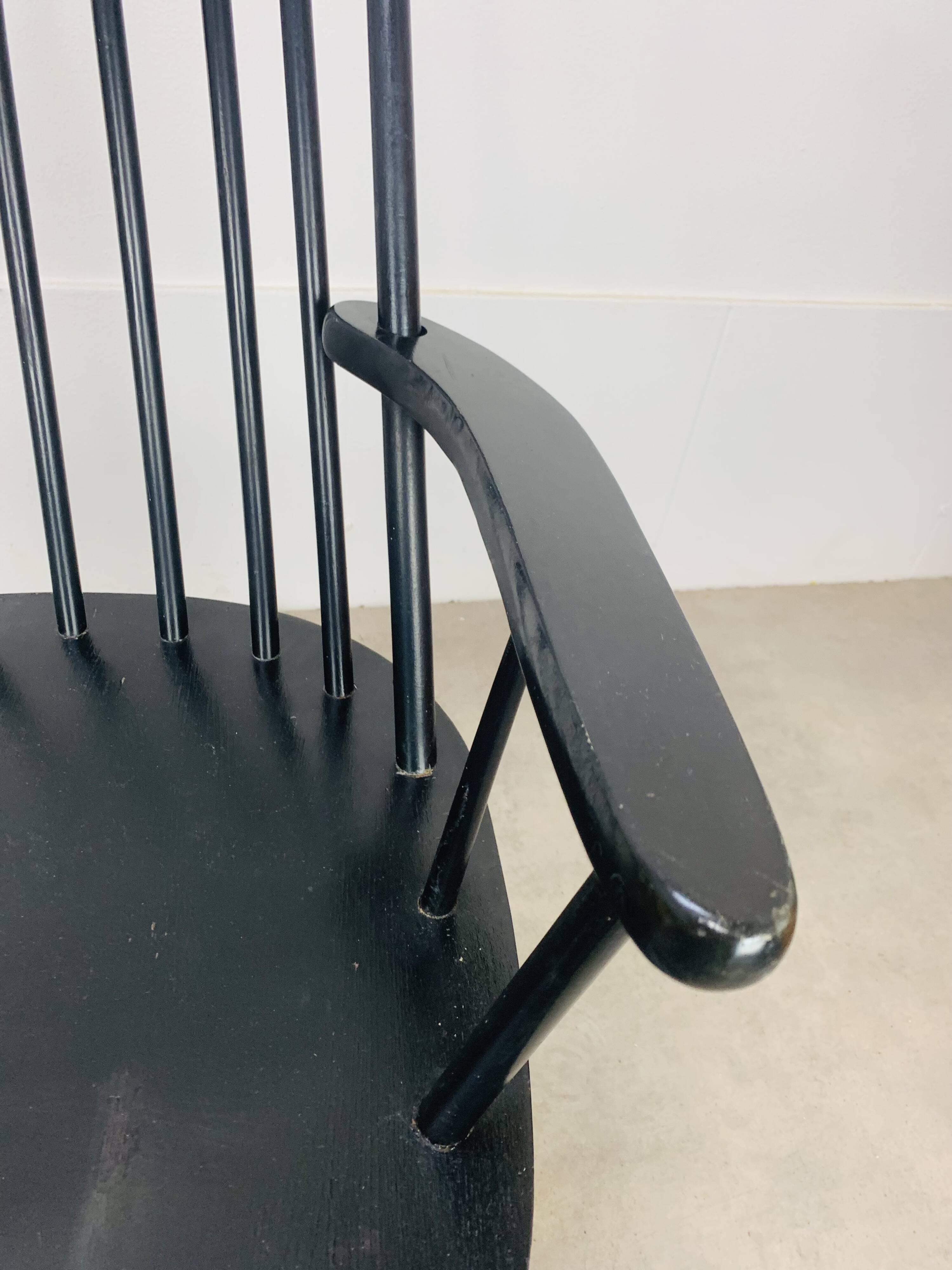 Scandinavian rocking chair in Tapiovaara style, 1960s