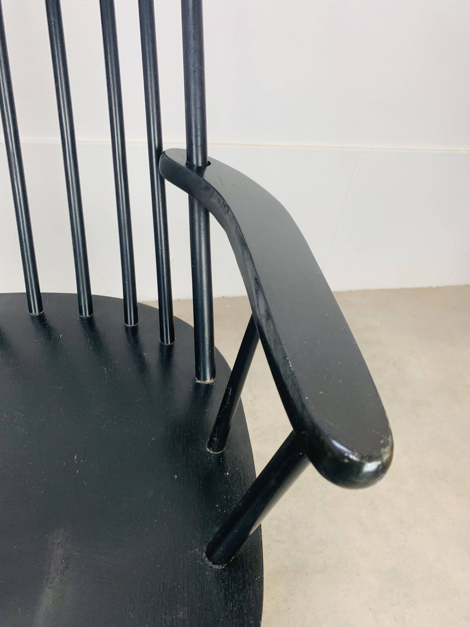 Rocking-chair scandinave style Tapiovaara, années 60