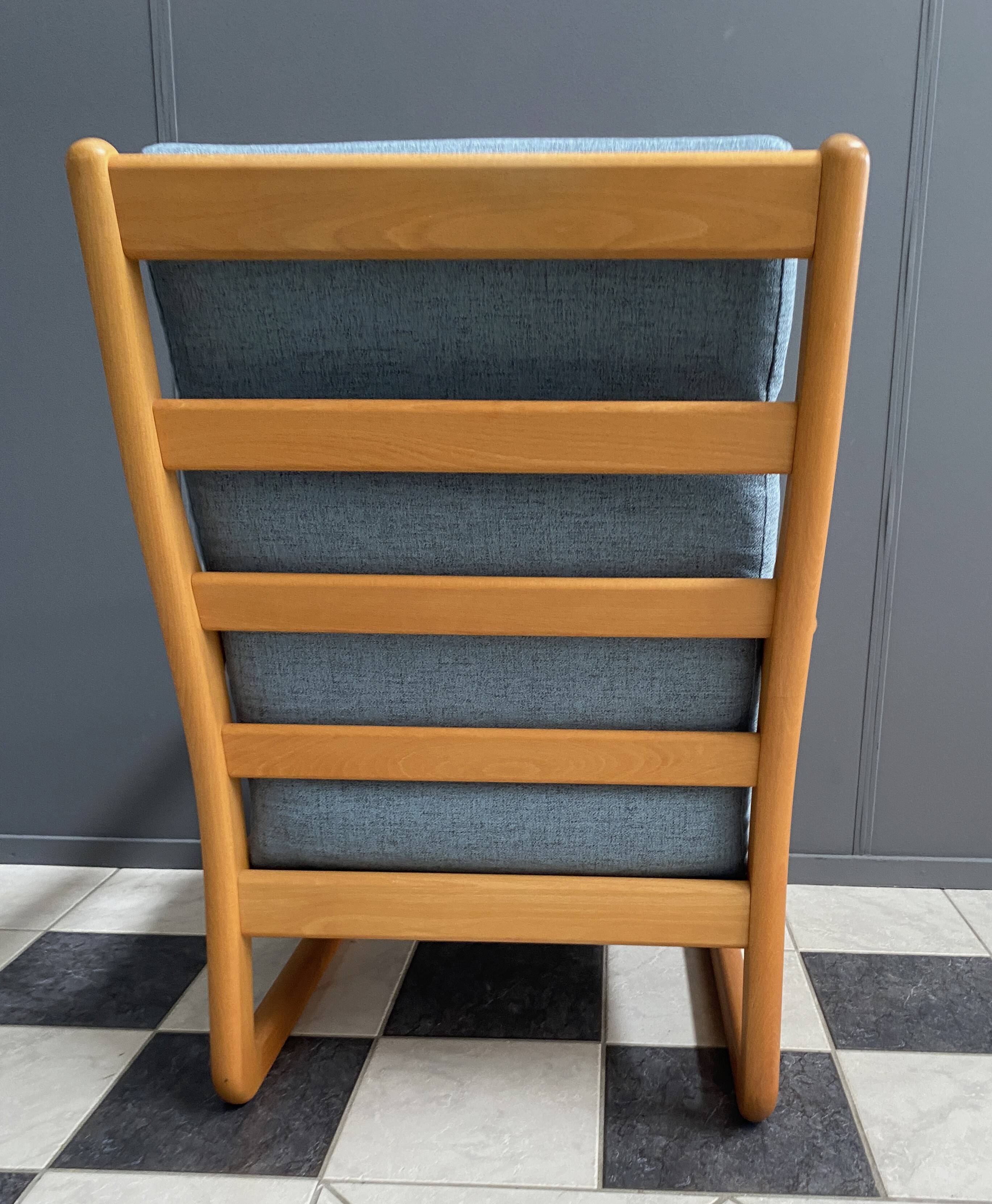 Danish highback chair by Johannes Andersen for Silkeborg