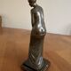 Raphaël Schwartz (1874-1942) – "Bather with Drapery" – Signed Art Deco Bronze