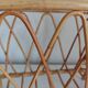 Vintage rattan magazine holder