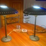 Paire de lampes Louis Kalf