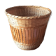 Cache pot fibres naturelles tressées