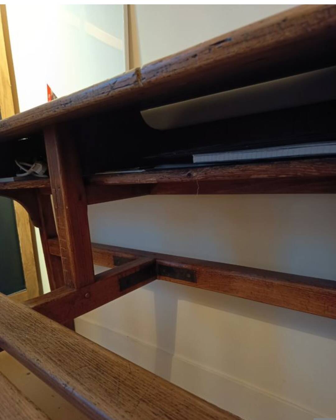 School desk for 2 with bench