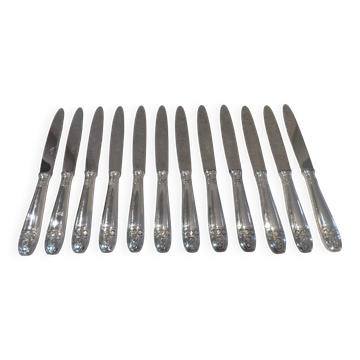 12 Dixi Grand Prix Monaco silver plated dessert knives 20.5cm