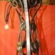 four-armed wrought iron chandelier from the "Art Deco" period (1925)