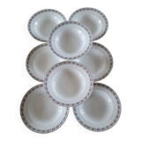 8 deep plates Sté Céramique Maestricht