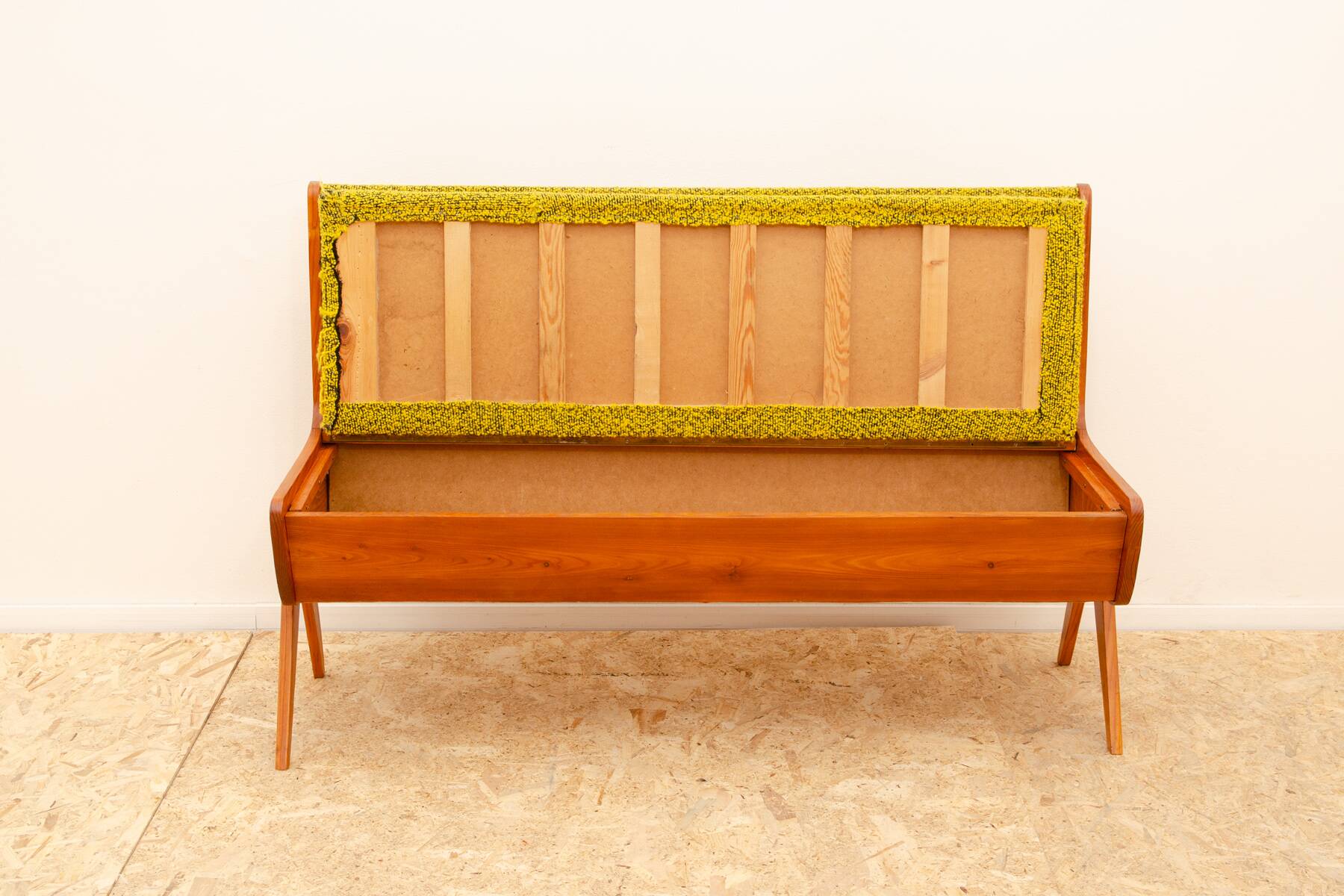 Small mid-century bench, 1960s, Czechoslovakia