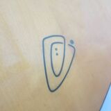 Boomerang shape coffee table 1950