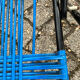 Vintage spaghetti chaise longue