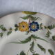 Italian decor floral faience plate